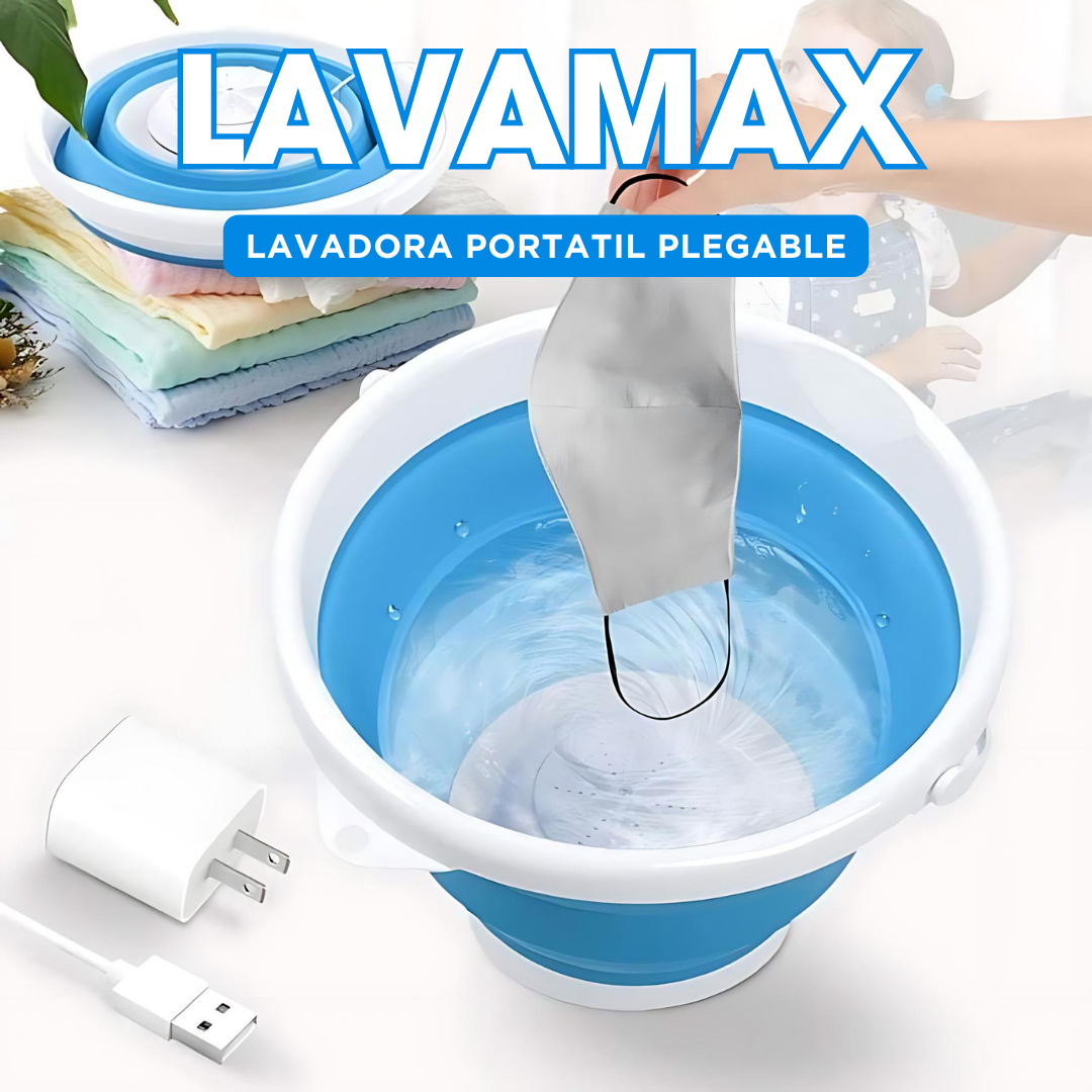 LAVAMAX | LAVADORA PLEGABLE AHORRADORA💦